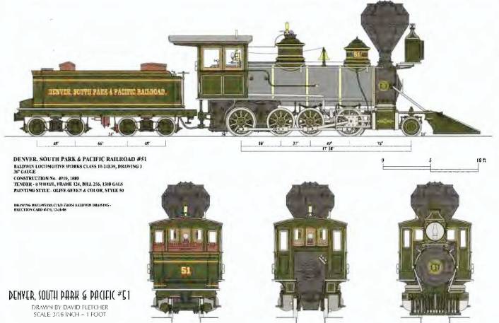 Crains Dspandp Railroad Pages Cooke 2 8 0 Consolidation Locomotive 